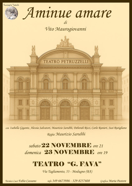 AMINUE AMARE di Vito Maurogiovanni