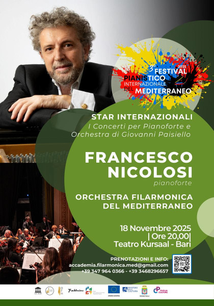 FRANCESCO NICOLOSI e l'Orchestra Filarmonica del Mediterraneo
