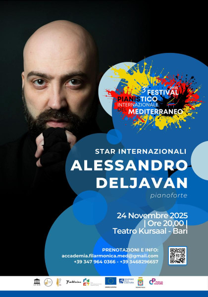 ALESSANDRO DELJAVAN, pianoforte - STAR INTERNAZIONALI