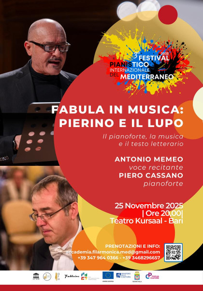 FABULA IN MUSICA: "Pierino e il lupo" - FESTIVAL PIANISTICO INT. MED.