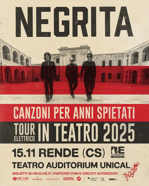 Negrita Tour nei Teatri 2025