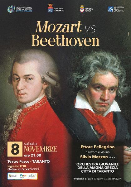 MOZART VS BEETHOVEN Orchestra giovanile della Magna Grecia Città di Taranto