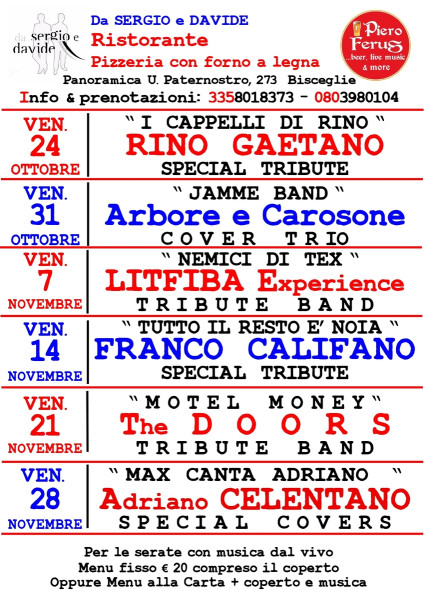 VENERDI'  live  music