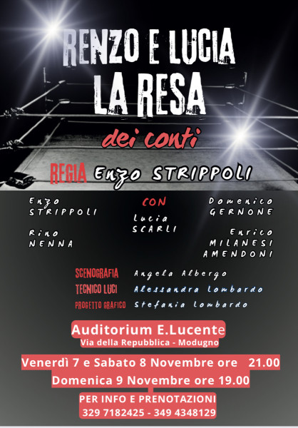 Renzo e Lucia la resa dei conti