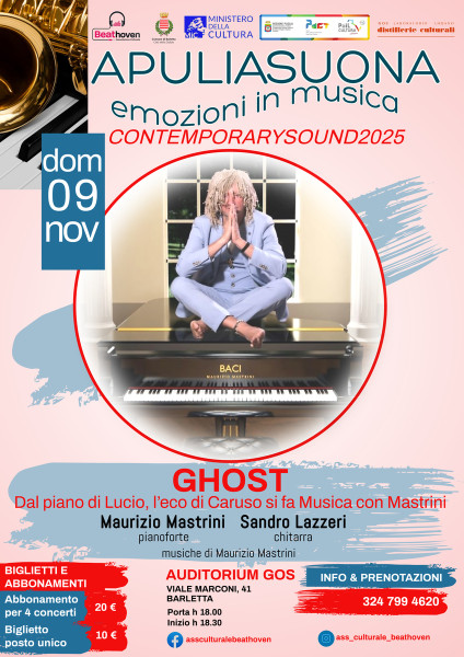 GHOST  Dal piano di Lucio, l’eco di Caruso si fa Musica con Mastrini