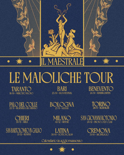 IL MAESTRALE - Le Maioliche Tour | Nassau Bologna