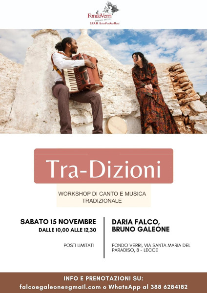 Workshop Tra- Dizioni