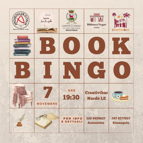 BOOK BINGO: Insieme tra le righe