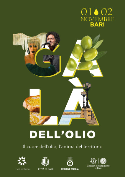 A Bari il Galà dell'Olio 2025