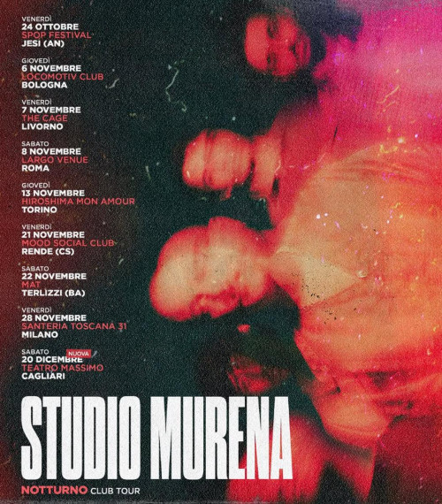 STUDIO MURENA in tour con il nuovo album Notturno