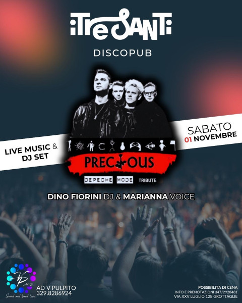 PRECIOUS live + Dj set