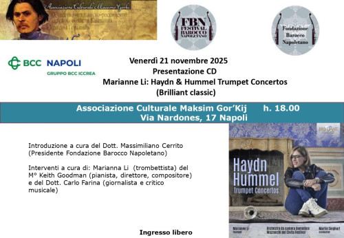 Presentazione Cd concerti per tromba