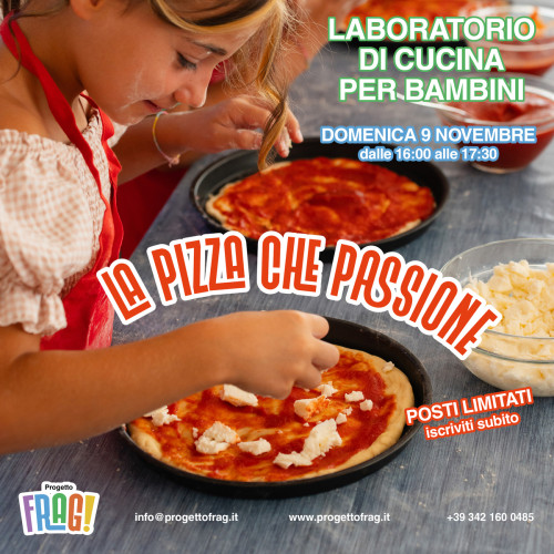 La pizza che passione! | Laboratorio di cucina per bambini