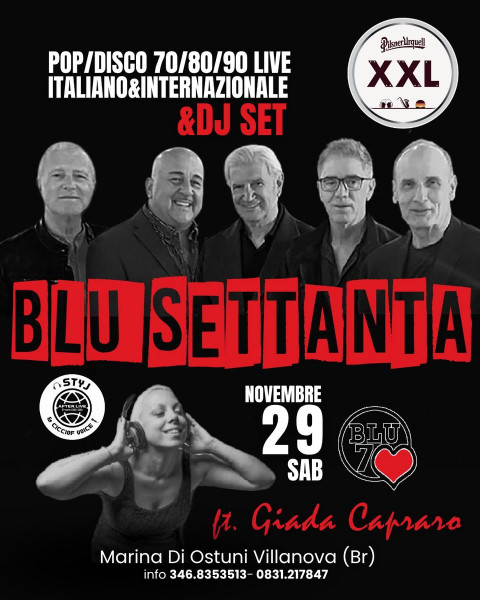 BLU SETTANTA ft. GIADA CAPRARO + DJ SET