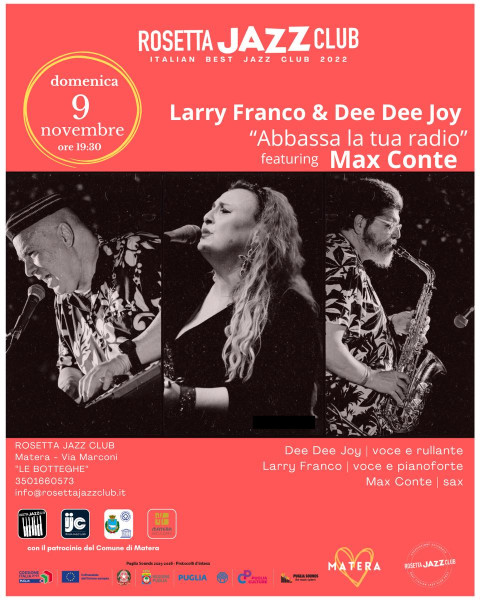 Larry Franco & Dee Dee Joy feat. Max Conte Abbassa la tua radio