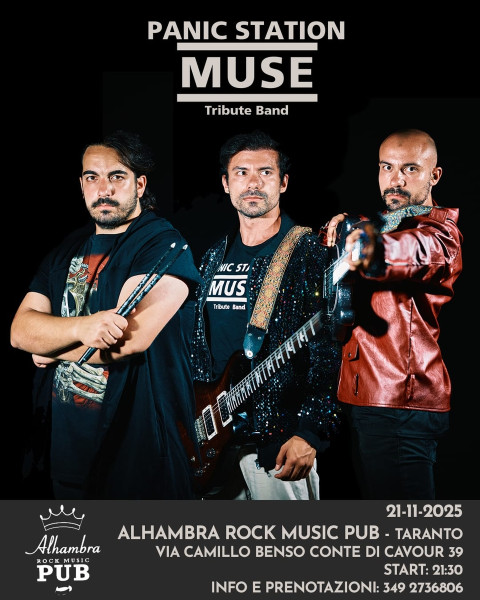 ALHAMBRA ROCK MUSIC PUB LIVE "PANIC STATION - MUSE TRIBUTE BAND"