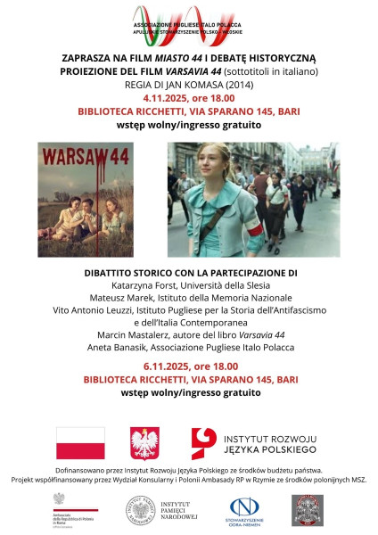 Proiezione Del Film VARSAVIA 44