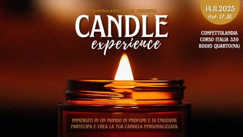 Simona Candles lancia la "Candle Experience"