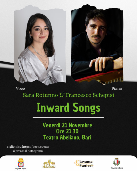 Inward Songs (Canzoni Intime) con Sara Rotunno voce e Francesco Schepisi pianoforte