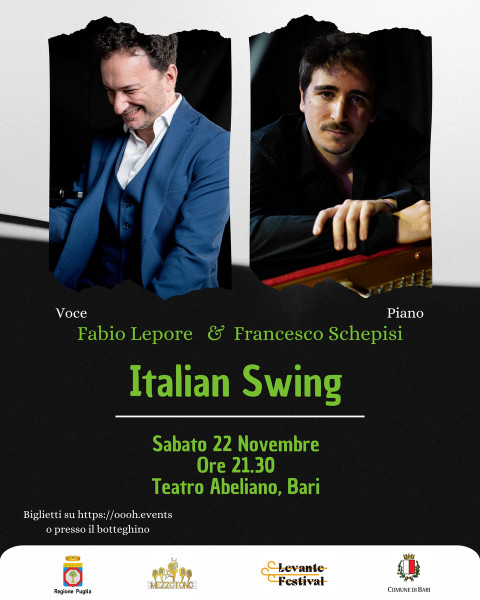 Fabio Lepore Italian Swing con Francesco Schepisi al pianoforte