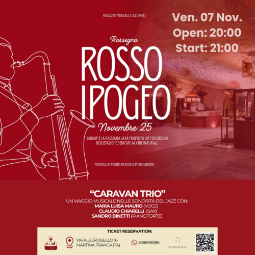 Rassegna Rosso Ipogeo " Caravan Trio"