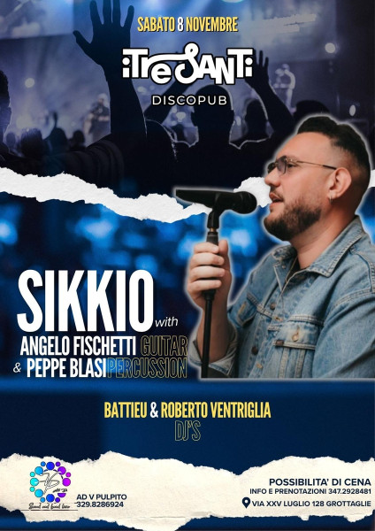 Sikkio & friends Live + Dj Set
