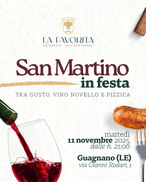 SAN MARTINO IN FESTA - Tra gusto, vino novello e pizzica!