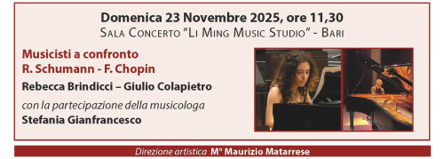Musicisti a confronto: Chopin e Schumann