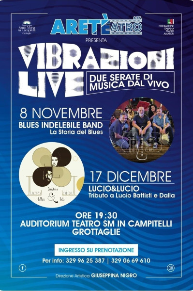 "Vibrazioni live"  Blues indelebile Band