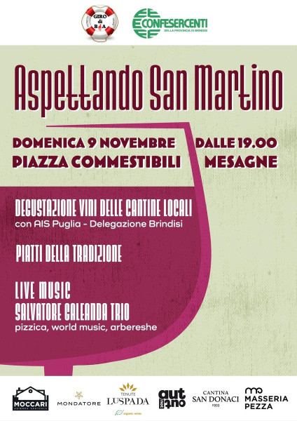 Aspettando San Martino  Sapori, musica e tradizioni nel cuore di Mesagne