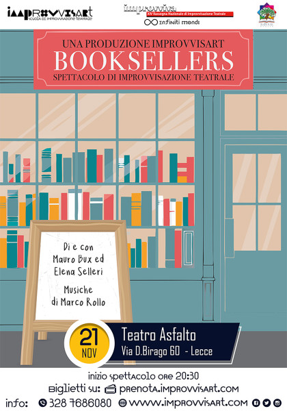 Booksellers - nuova produzione di improvvisazione teatrale