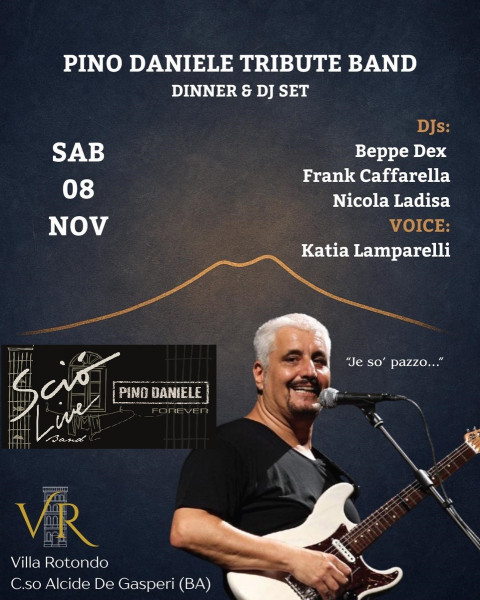 Sciò live Band Pino Daniele Forever in concerto