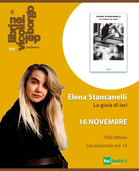 Elena Stancanelli presenta "La gioia di ieri"
