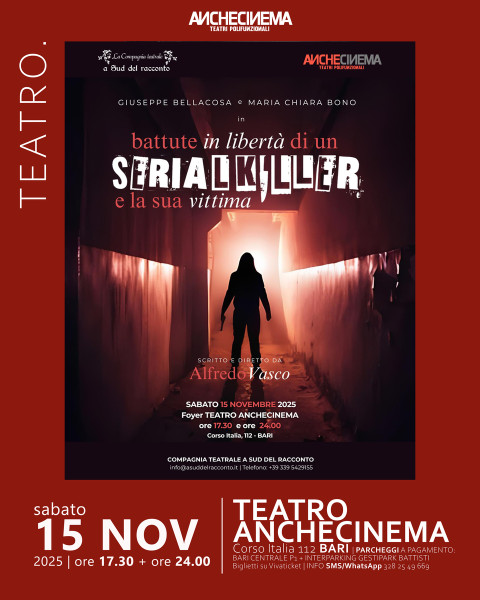 Il Teatro degli Orari Impossibili | Battute in Libertà di un Serial Killer e la sua vittima