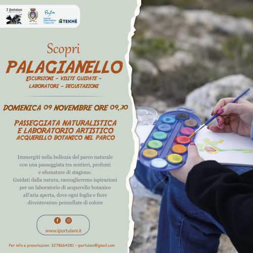 Passeggiata naturalistica con laboratorio di acquerello botanico