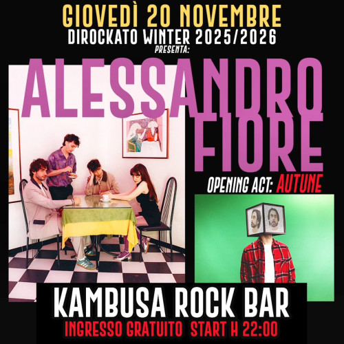 ALESSANDRO FIORE live (+ Autune) - Dirockato Winter - Monopoli