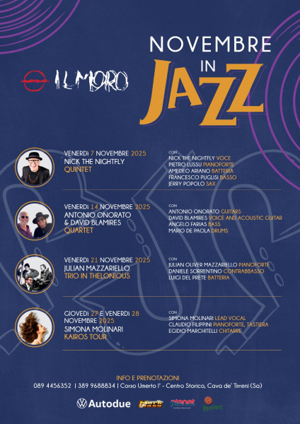 NOVEMBRE IN JAZZ / NICK THE NIGHTFLY QUINTET
