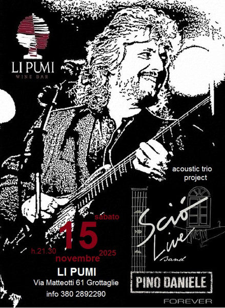 Sciò Live- i grandi successi di Pino Daniele