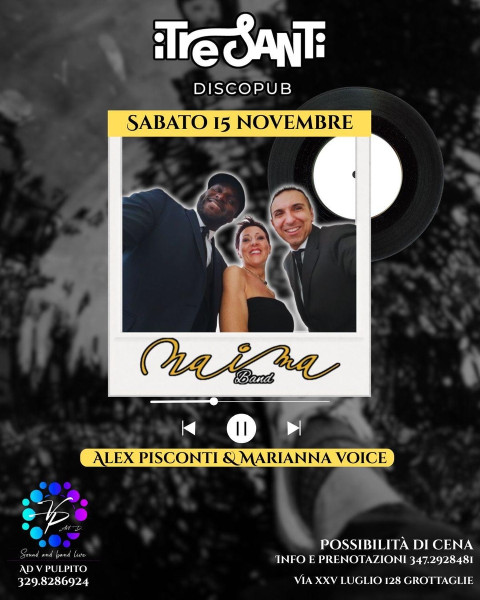 Naima Band live + Dj Set