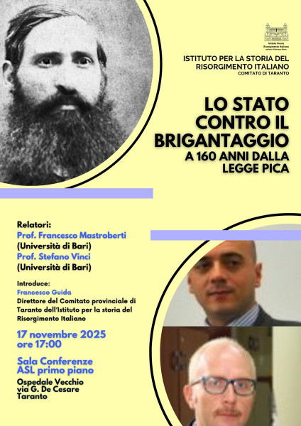Lo Stato contro il brigantaggio. A 160 anni dalla Legge Pica