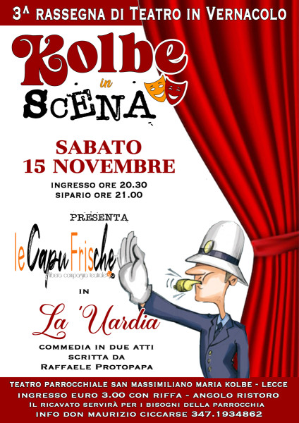 Torna per il 3° anno Kolbe in Scena con "Le CapuFrische"
