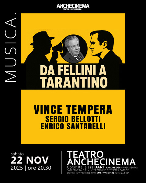 Da Fellini a Tarantino con il M° Vince Tempera