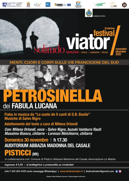 PETROSINELLA dei FABULA LUCANA  Fiaba in musica da Lo cunto de li cunti di G.B. BASILE