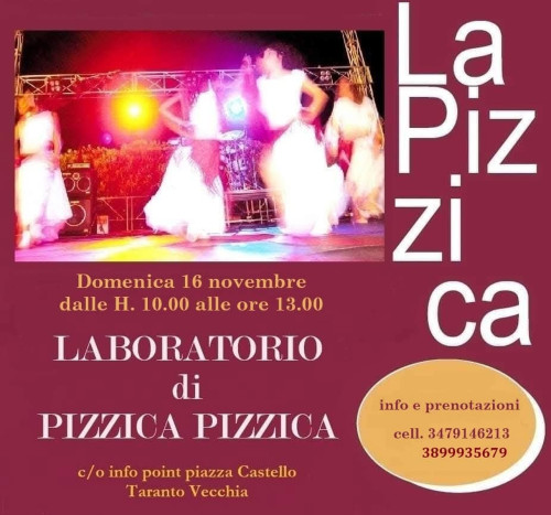 "TARENTÌNULA " laboratorio di pizzica tradizionale