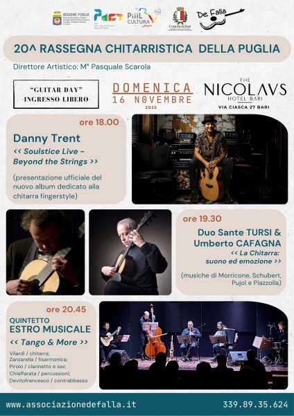 Evento d’apertura della  20^ Rassegna Chitarristica della Puglia