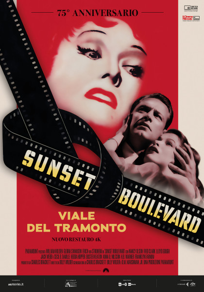 Viale del tramonto (Sunset Boulevard, USA/1950) di Billy Wilder NUOVO RESTAURO 4K- 75° ANNIVERSARIOV.O. con Sott. in Italiano