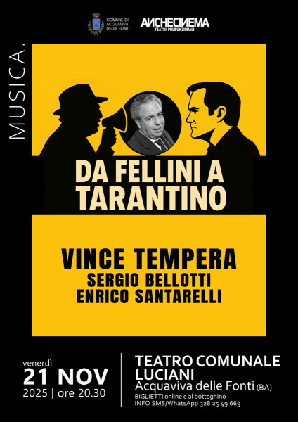 Da Fellini a Tarantino con il Maestro Vince Tempera