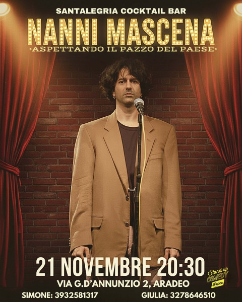 Stand up comedy show al Santalegria