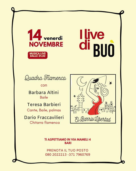 El Barrio Libertad live da Buò