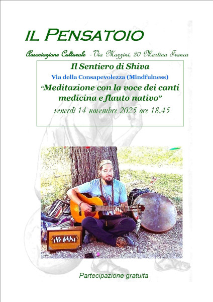 Meditazione con la voce dei canti medicina e flauto nativo